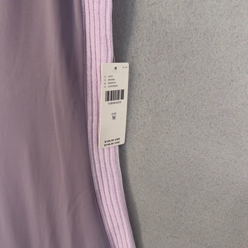 Daily Practice Dress Womens Medium Lavender Colorblock Athleisure Bodycon MIdi - Picture 4 of 10
